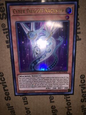 1st Edition Cyber Dragon Nachster DUPO-EN036 Just Pulled Mint Ultra Rare New-image