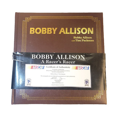 Bobby Allison “A Racers Racer” with Tim Packman Leatherbound Book 402/500 -image