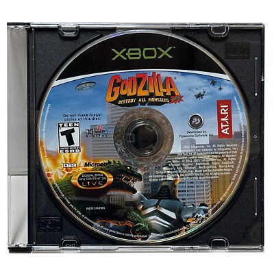 Godzilla Destroy All Monsters Melee Microsoft Xbox 2003 DISC ONLY-image