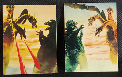 Godzilla King Ghidorah Card TOHO Tokusatsu Retro Japanese Vintage-image