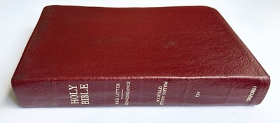 Holy Bible Scofield Study Red Letter Concordance KJV Oxford Press 294RL Leather-image