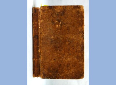 1831 antique LEATHER PRACTICAL ARITHMETIC owner: ISAAC REISH berks county pa-image