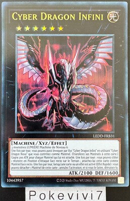 YU-GI-OH! Card CYBER DRAGON INFINITE LEDD-FRB31 UR NEW-image