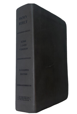 Holy Bible King James Version Hendrickson Reference Edition 6x4” 2010 Grey Color-image