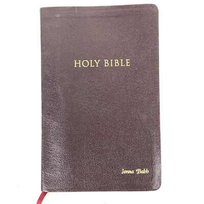 Holy Bible Reference King James Version Zondervan Bonded Leather Red Letter 1994-image