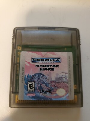 NINTENDO GAMEBOY COLOR GAME GODZILLA MONSTER WARS CARTRIDGE ONLY ADVANCE POCKET-image