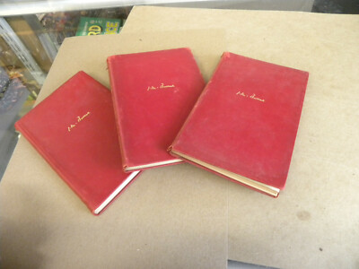 Scribner's 1926 3 vols Uniform Ed. of the Plays of J.M. Barrie bjc HALF HOURS +-image