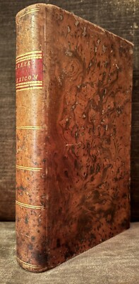GREEK LEXICON. 1808  CORNELII SCHREVELII LEXICON MANUALE  GRÆCO-LATINUM  & LATI-image