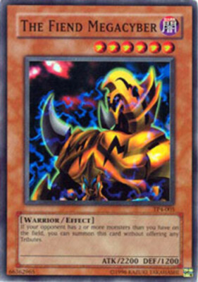 The Fiend Megacyber - TP4-005 - Super Rare - Unlimited Edition x1 Light Play Yu--image