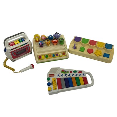 Vintage Toys Playskool Music Piano Stereo Fisher Price Player Toys UNTESTED-image