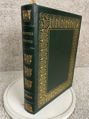Aristotle Politics & Poetics Easton Press Collectors Edition Leather-image