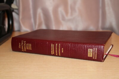New American Standard Bible : Side Column Reference Bible (1997, Leather, Revise-image