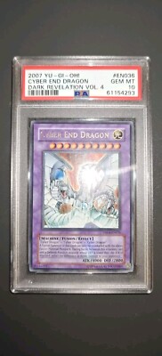 Yu-Gi-Oh Cyber End Dragon PSA 10 Gem Mint DR04 Dark Revelation 4 Pop 5 English-image