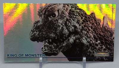 Godzilla King of Monster Amada Wide Collection Trading Card No.5 Holo 1996-image