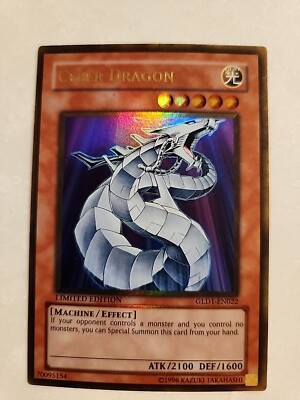 Yu-Gi-Oh! - Cyber Dragon - GLD1-EN022 - MP - Gold Rare - Limited Edition-image