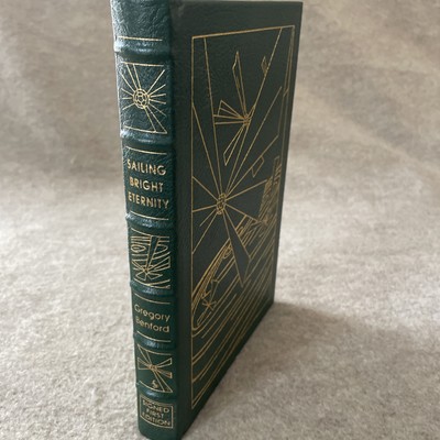 Easton Press Science Fiction Sailing Bright Eternity Benford SIGNED NrMT CK-image