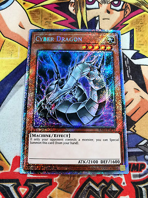 Cyber Dragon ra03-en155 (NM+) Platinum-Secret Rare Yu-Gi-Oh!-image