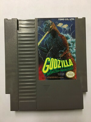 Godzilla: Monster of Monsters (Nintendo Entertainment System, 1989)Clean/tested-image