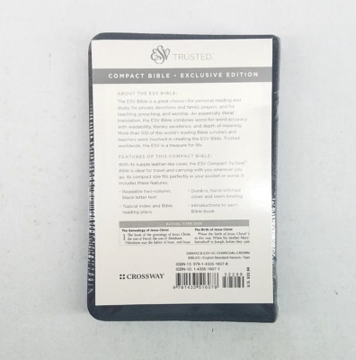 Compact Bible, English Standard Version ESV - Crossway Black NEW and SEALED!-image