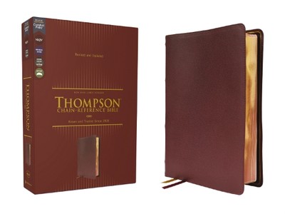 Dr.  Frank Char NKJV, Thompson Chain-Reference Bible (Leather Bound) (UK IMPORT)-image