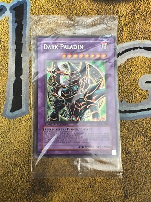 Yugioh SEALED Dark Paladin DMG-001 Secret Rare Limited Edition!!-image