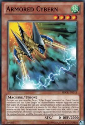 Near Mint, English Yu Gi Oh Armored Cybern - SDCR-EN011 - Common - Unlimited Edi-image