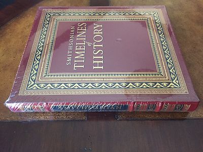 Easton Press SMITHSONIAN TIMELINES OF HISTORY SEALED (damage to back cover)-image