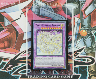 YuGiOh Cyber Eternity Dragon LDS2-EN033 1st Edition Purple Ultra Rare-image