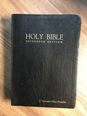 Holy Bible KJV Reference Edition 1972 Nelson 686 Red Letter Genuine Leather-image