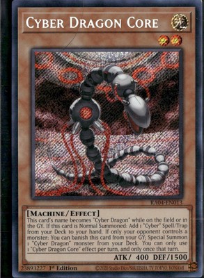 Yu-Gi-Oh! Cyber Dragon Core RA04-EN013 Secret Rare 1st Edition NM-image