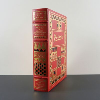 Picasso Creator And Destroyer, Arianna Huffington signed leather 1st ed -image
