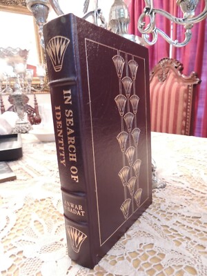 IN SEARCH OF IDENTITY ANWAR SADAT Easton Press FINE RARE!!-image