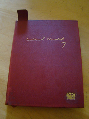BIRTHDAY TRIBUTE TO WINSTON CHURCHILL 1955 #487/3000 HERITAGE COLLECTION LEATHER-image