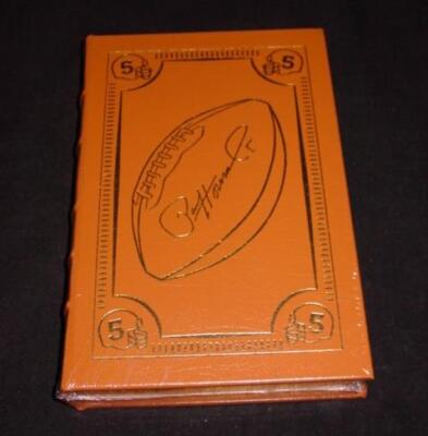 EASTON PRESS  : GOLDEN BOY - NFL Paul Hornung - Signed 1st Edition Leather (NEW)-image