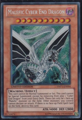 YUGIOH! MALEFIC CYBER END DRAGON - SECRET RARE LIMITED EDITION - YMP1-EN004 NM-image