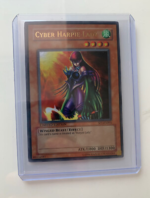 Yu-Gi-Oh Cyber Harpie Lady SP1-EN001 Ultra Rare Limited Edition 05 Promo + Bonus-image