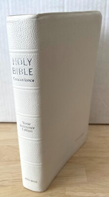 Holy Bible Concordance Verse Reference Ed. 1947 Holman Leather French Morrocco-image