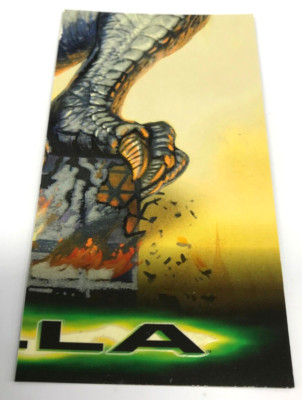 Inkworks Godzilla Widevision Movie Trading Card Glow In Dark 6-Puzzle Chase G6-image
