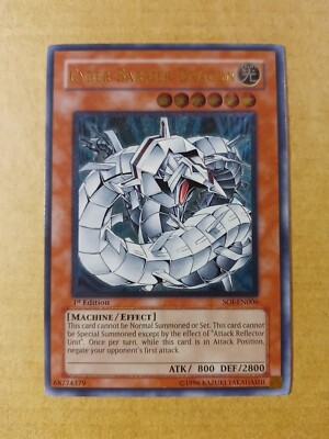 Cyber Barrier Dragon SOI-EN006 1st ed Ultimate Rare Yugioh NM See Pics-image