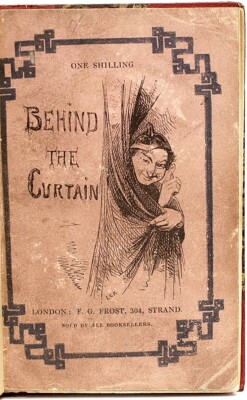 VALENTINE, Henry. Behind The Curtain. London: G. F. Frost, 1848-image