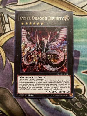 Yugioh Cyber Dragon Infinity BOSH-EN094 Secret Rare 1st Ed NM-image