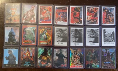 MTG Magic Gathering BGS 9.5 Godzilla Lot Of 35 Japanese Toho Bandai Kaiju Cards-image