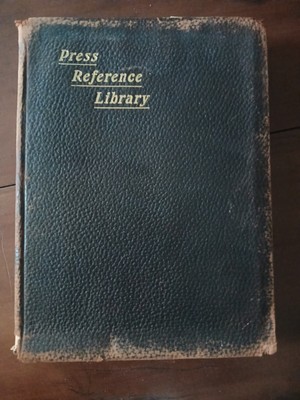 Antique Book:  Press Reference Library -image