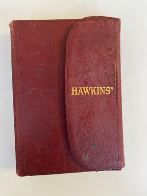 RARE 1896 Leather Bound Book; 