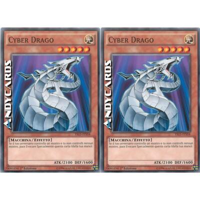 CYBER DRAGON 2x • (Cyber Dragon) • Common • YS15 ITITY04 • 1Ed • Yugioh! ANDYCARDS-image