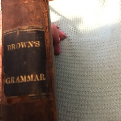 THE INSTITUTES of  ENGLISH GRAMMAR,1853,Goold Brown-image