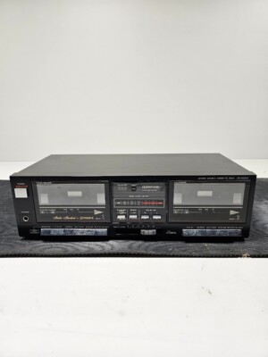 ​Fisher CR-W250T Dual Cassette Deck – Fully Working With Cable No Box Vintage-image