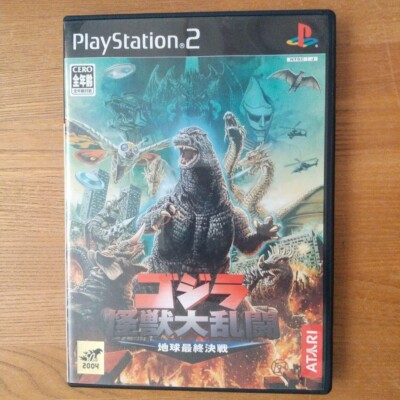 Godzilla Kaijuu Dairansen Chikyuu Saishuu Kessen Atari PlayStation2 S/F PS2 Used-image