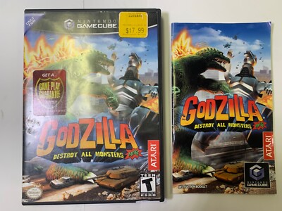 Nintendo GameCube Game : Godzilla Destroy All Monsters Melee (TESTED & WORKS)-image