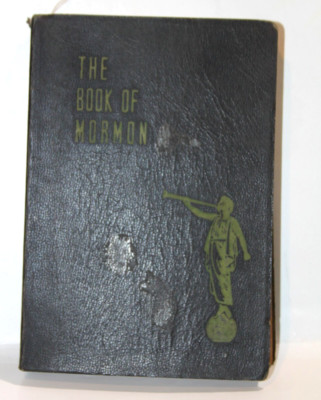 1952 Vintage LDS Book Of Mormon Angel Moroni Cover With Interesting References-image